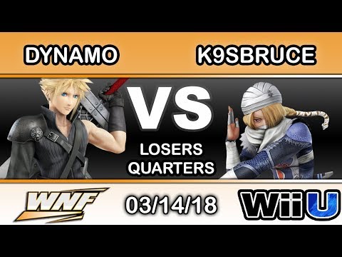 WNF 1.6 - Dynamo (Cloud) Vs. K9sBruce (Sheik) Losers Quarters - Smash 4