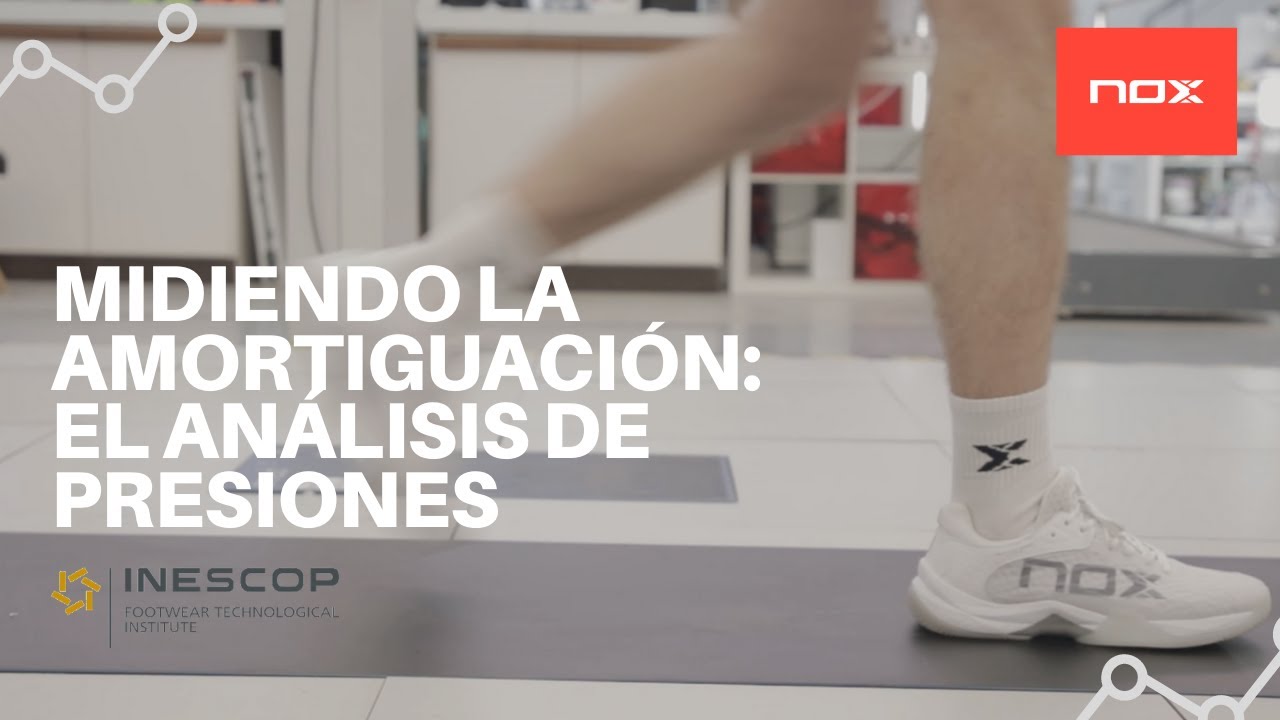 La amortiguación en las zapatillas de pádel: el análisis de presiones