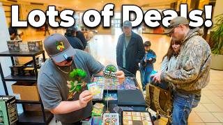 Lots of vintage sales! Twin Oaks Card Show Vendor POV