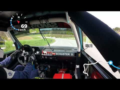 Bergrallye Markt Hartmannsdorf 2023 - Schuster Daniel VW Schneider Polo 8V_Onboard