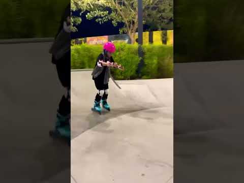 Perfect🎿🛼⛸#transformation #skatelife #practice #inlineskate #frx #skate #dropout #stunt #skating