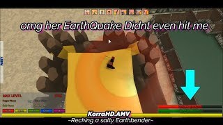 Roblox Avatar The Last Airbender Level Up Glitch Patched - roblox avatar the last airbender recking a salty earthbender