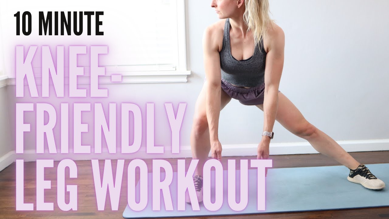 10 Minute Knee-Friendly Leg Workout with Dumbbells - no squats and no lunges!