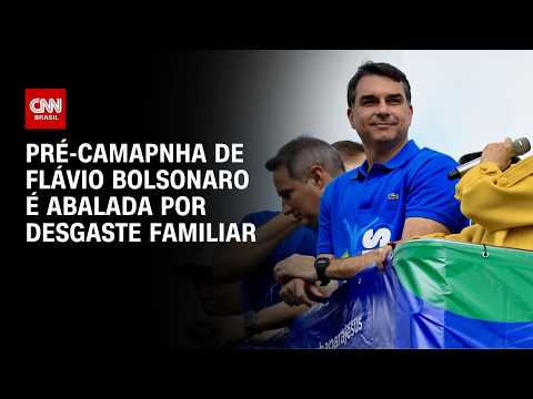Desgaste na família Bolsonaro abala pré-campanha de Flávio | CNN NOVO DIA