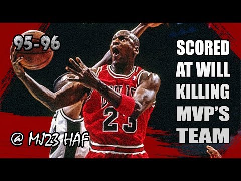 Michael Jordan Highlights vs Spurs (1995.11.22) - 38pts, Scored at WILL, Killing MVP's Team!