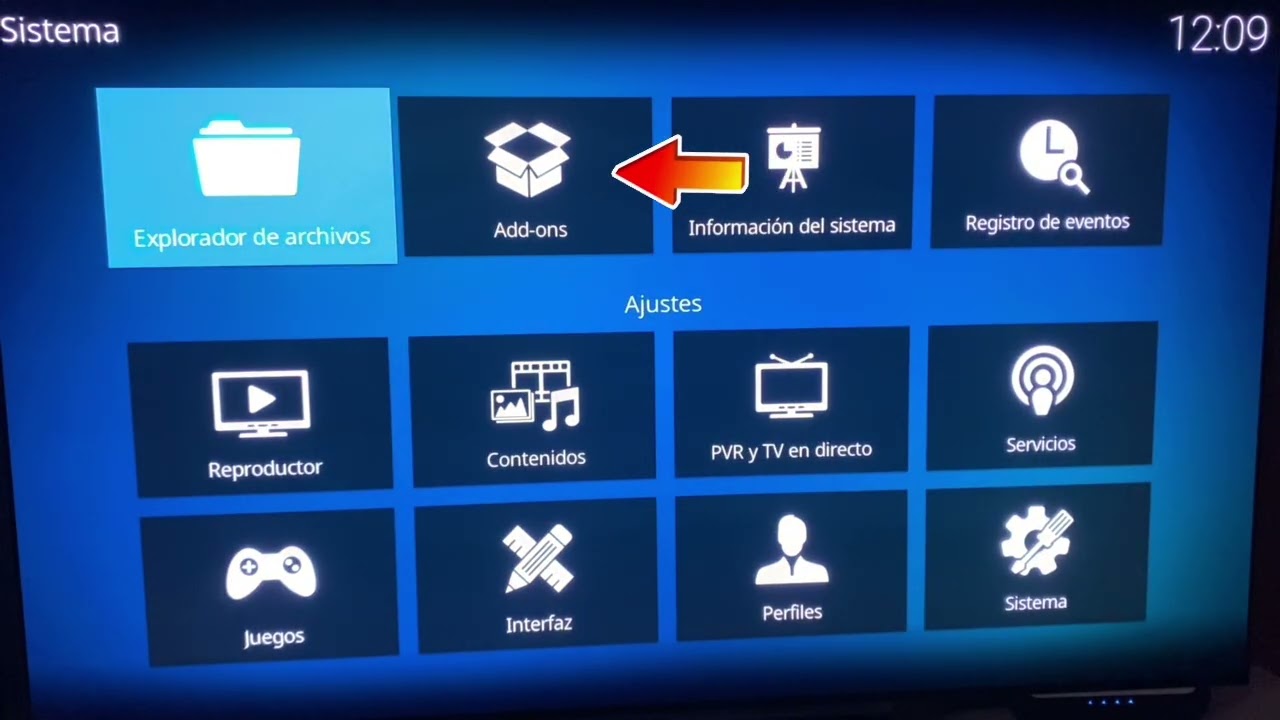 Instalar Addon Eagle España en Kodi.