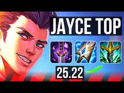 JAYCE vs FIORA (TOP) | 7 solo kills | KR Master | 25.22