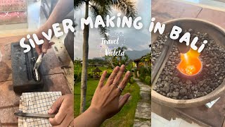 A MUST TRY experience in Sideman, Bali - making MY OWN silver rings [4K]