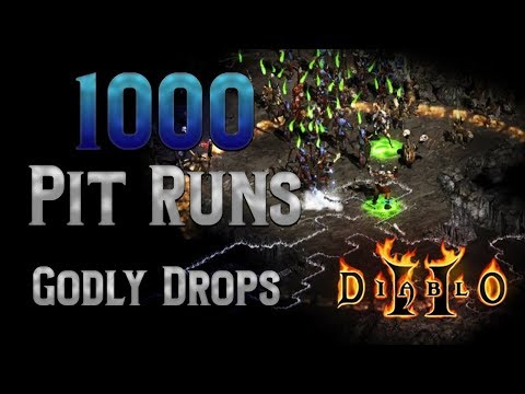 1000 Pits Runs - Godly Finds with the Pitzerker - Diablo 2