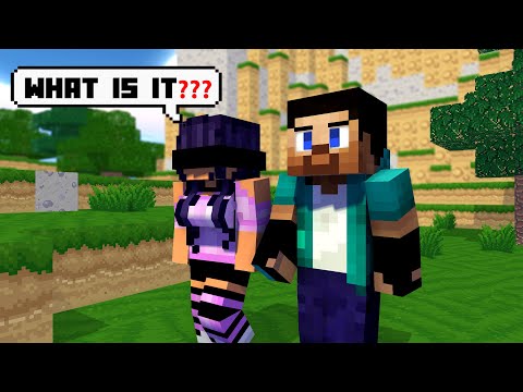 MONSTER SCHOOL :SURPRISE GIFT TO AVA APHMAU FROM HEROBRINE XDJAMES - MINECRAFT ANIMATION