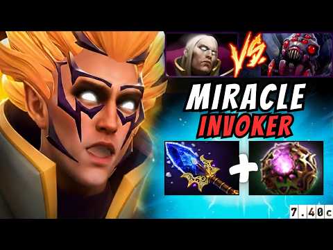 😱🔥 MIRACLE- INVOKER vs BROODMOTHER — MID LANE WAR!
