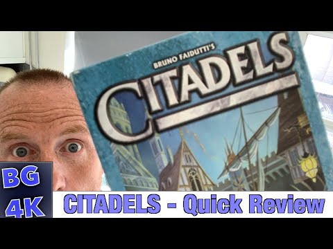Citadels - Boardgames 4K Review - Still Worth It?