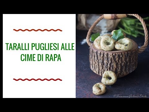 Taralli pugliesi alle cime di rapa