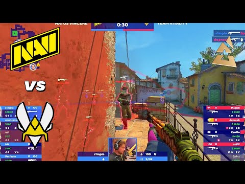 S1MPLE VS ZYWOO! NaVi vs Vitality - HIGHLIGHTS - BLAST Premier World Final | CS:GO