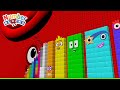 Numberblocks Full Episodes Standing Tall 1 MILLION Vs 100 MILLION Learn To Count Big Numbers