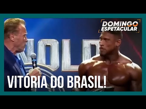 Fisiculturista brasileiro vence prêmio mundial