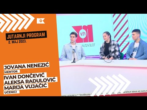Jutarnji program 2. 5. 2023. Učenici gimnazije ,,Stojan Cerović“ na Online Hakatonu za srednjoškolce