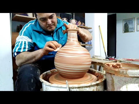 How to make an Udu drum with swirls (part 1)