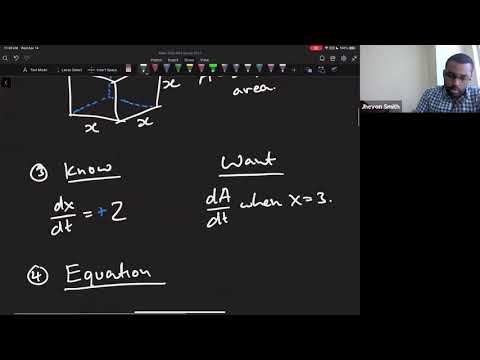 Math 1203-R04 Lecture 27 - More Related Rates Examples; Into to Max and Min Values