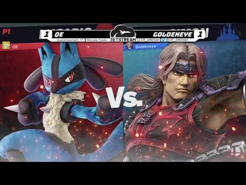Quarantainment 17 Winners Finals - Qe (Lucario) Vs. Goldeneye (Simon) Smash Ultimate - SSBU