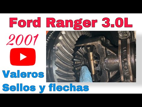 REEMPLAZO DE FLECHAS Y VALEROS DE DIFERENCIAL FORD RANGER 3.0L XLT 2001