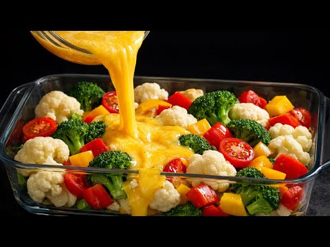 Stop Boiling Your Veggies! 🥦 Try This Golden Crust Casserole Instead