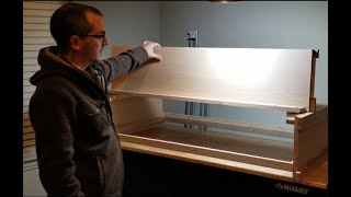 How to Build an Aquarium Canopy - with an open top while the lid is closed?!