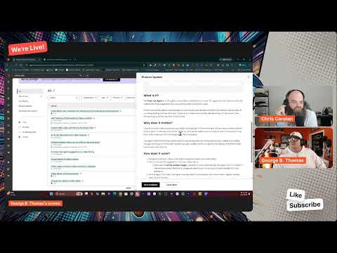HubSpot Latest Updates Live with George B. Thomas and Chris Carolan