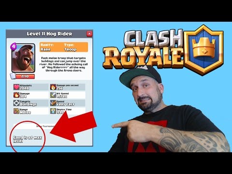 Prima carta di livello MAX sul mio account principale! LV11 Hog Rider