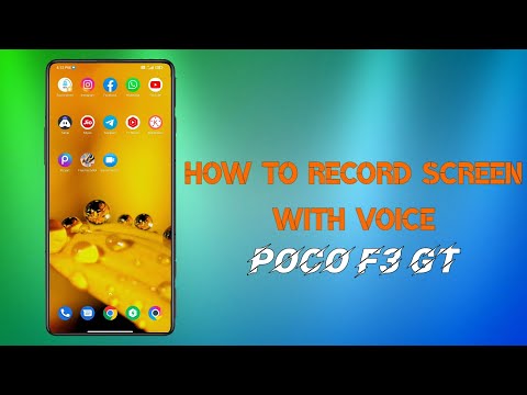 HOW TO RECORD SCREEN IN POCO F3 GT || POCO F3 GT ME SCREEN RECORD KAISE KAREN?