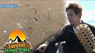 [&#39;JINWOO&#39; In Kamchatka, Russia] JINWOO, Found bear&#39;s footprints On The Shore 20170903