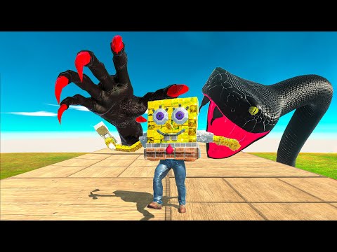 SURPRISE ATTACK OF THE BLACK MAMBA & BlACK SCOURGE - Animal Revolt Battle Simulator