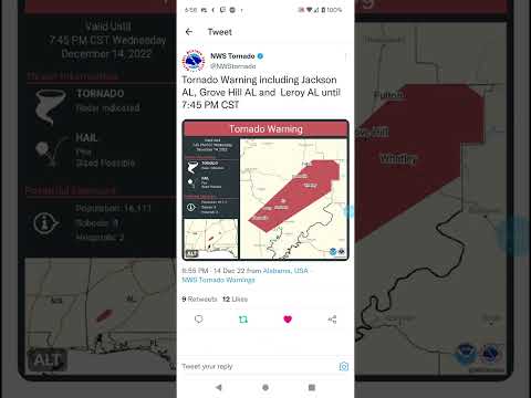 Jackson, Alabama Tornado 12-14-22