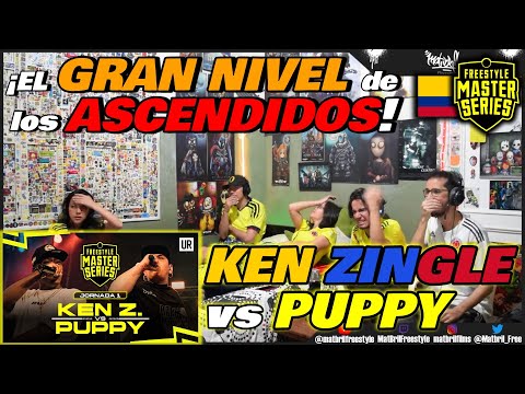 🔴COLOMBIANOS REACCIONAN a KEN Z. vs PUPPY - SORPRESA de los ASCENDIDOS [FMS COLOMBIA JORNADA 1 2023]