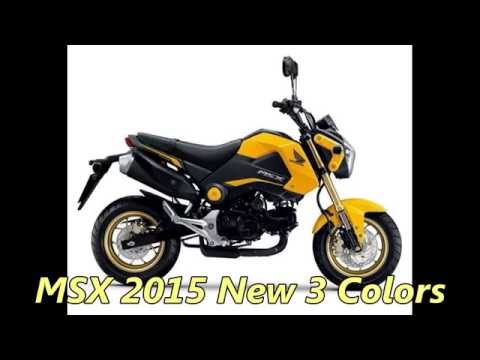 Honda MSX 125 New 2015 Colors 3 Review KS
