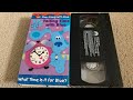 Opening To Blue S Clues Telling Time With Blue 2002 VHS
