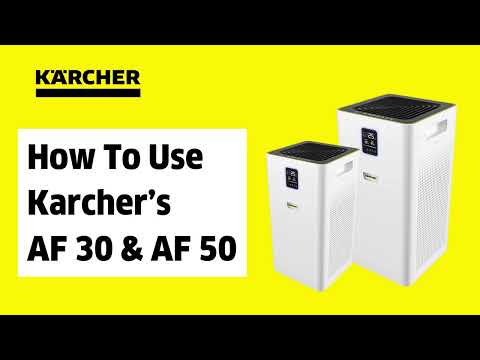  How to use the AF 30 & AF 50 Air Purifier