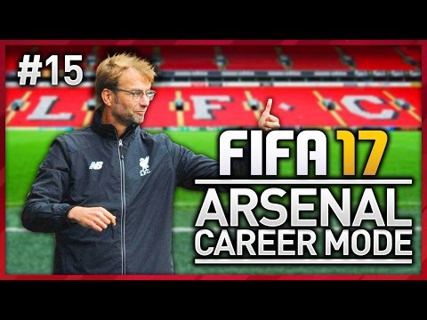 AWAY AT ANFIELD! ARSENAL CAREER MODE - EPISODE #15 (FIFA 17)