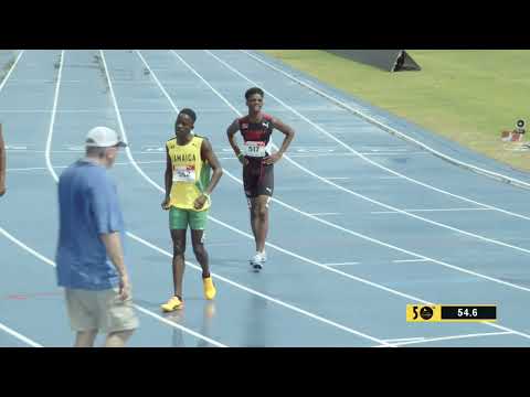 CARIFTA50: 400m U-17 Boys Heat 1 | SportsMax TV