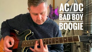 AC/DC Bad Boy Boogie - Guitar Lesson (Guitar Tab)