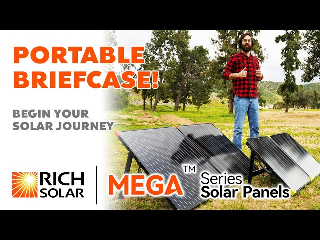PORTABLE BRIEFCASE! - Mega 100W/200W Portable Solar Briefcase Panels!