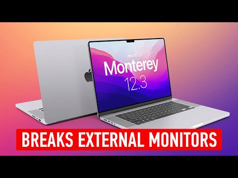 macOS Monterey 12.3 update breaks external monitors