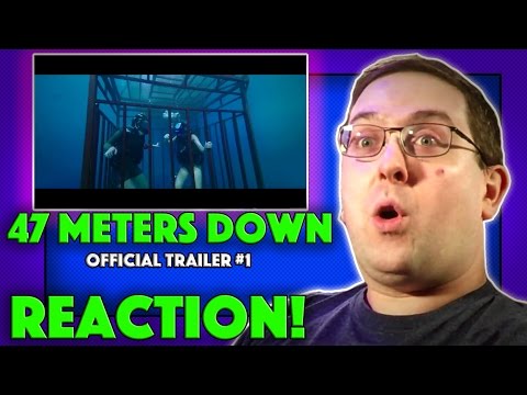REACTION! 47 Meters Down Official Trailer #1 - Mandy Moore Shark Movie 2017