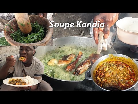 This Gambian OKRO Soup, SOUPE KANDIA is UNIQUE !! How to Cook Traditional Okra soup in West Africa.
