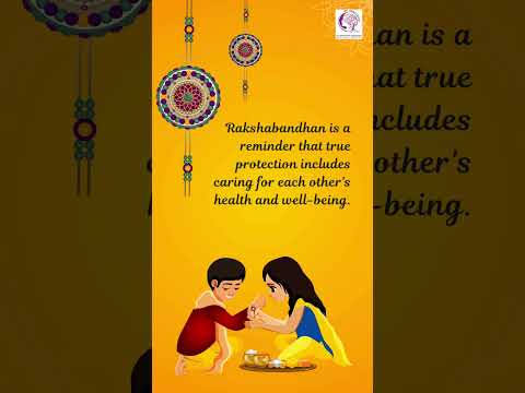 Joyous Rakshabandhan Wishes! 🌸 Dr. Samyuktha Gangadhar Celebrates the Bond of Protection & Love