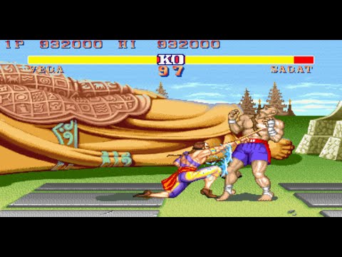 Vega (Arcade) playthrough street fighter II champion edition hack (US920513)