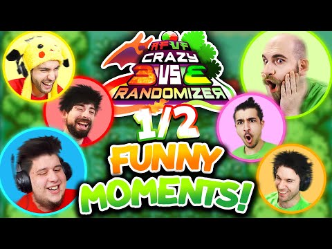 EPIC MOMENTS in POKEMON FIRERED and LEAFGREEN Crazy Randomizer - Funny Moments 1/2