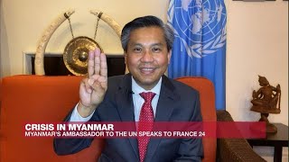 Myanmar’s UN envoy Kyaw Moe Tun: ‘I’m proud to have been charged with high treason’ by junta