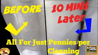 Home Made Vinyl & Leather Cleaner! The BEST THERE IS!  Cheap, FAST, SAFE & It Works! BOOMZILLA #13