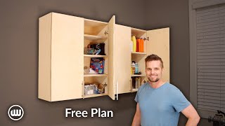 Easy DIY Garage Shop Cabinets | Finally Organizing This Mess!